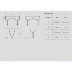 Kojines prilaikantis diržas - kelnaitės Catia XXL