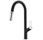 Plautuvės mai&scaron;ytuvas su i&scaron;traukiama žarna Helika Grata 7723, black metallic 601
