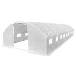 &Scaron;iltnamis su armuota plėvele, 32 m2, 4x8 m, baltas