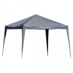 Lauko pavėsinė Easy Up, 3 x 3 x 2,65 m, tamsiai pilka