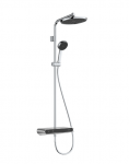 Du&scaron;o komplektas Hansgrohe Activera S Showerpipe 240 1jet EcoSmart, howerTablet Select 360 Varia, 28638000, chromo