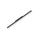 Linijinis magnetinės sistemos &scaron;viestuvas Braytron LNR600 LED, 18 W, juodas