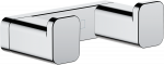 Dvigubas rank&scaron;luosčių kabliukas Hansgrohe AddStoris 41755000, chromo