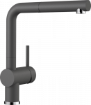 Plautuvės mai&scaron;ytuvas su i&scaron;traukiama žarna Blanco Linus-S, 518813, akmens pilka