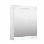 Spintelė su veidrodžiu SERENA RETRO, blizgiai balta, 60 cm, 1300311