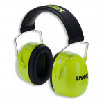 Apsauginės ausinės Uvex K4. SNR: 35dB, Geltonos Hi-Viz