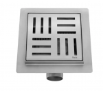 Linijinis nutekėjimas REA CROSS 150x150, &scaron;lifuoto nikelio