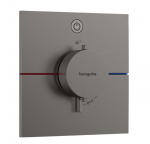 Potinkinis termostatinis mai&scaron;ytuvas Hansgrohe ShowerSelect Comfort E, 15571340, &scaron;lifuoto juodo chromo