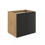 Apatinė spintelė Comad Ocean Black 82-60-2D, 60 cm, juoda matinė