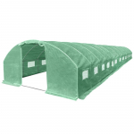 &Scaron;iltnamis su armuota plėvele, 48 m2, 4x12 m, žalias