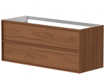 Spintelė po dvigubu praustuvu Kame HOME, BUD/12-3DR/N11-HM, 120 cm, Varinio ąžuolo faneruotė