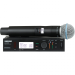 Skaitmeninis belaidžio rankinio mikrofono rinkinys Shure ULXD24E/B58 (ULXD4E (P51), ULXD4 WIRELESS RECEIVER + ULXD2/B58 (P51), ULXD2 WIRELESS HH W/BETA58HEAD)