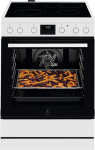 Elektrinė viryklė su elektrine orkaite Electrolux LKR64022AW, 60 cm