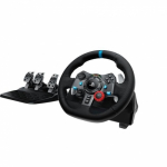 Logitech G29 Driving Force Žaidimų vairas ir pedalai, for PC, PS5, PS4, Juoda