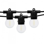 Lauko girlianda (LED lemputės) 10 m Glow juoda Matinė