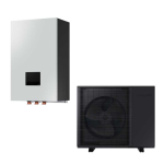 SAMSUNG oras&ndash;vanduo 8 kW Mono HT Quiet &scaron;ilumos siurblys monoblokas be talpos, su hydro moduliu, trifazis