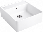 Vieno dubens plautuvė Villeroy & Boch Alpin CeramicPlus 632061R1, 595 x 630 mm, balta