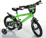 Vaiki&scaron;kas dviratis Bimbo Bike Cosmos 77335, žalias, 14"