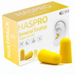 Ausų ki&scaron;tukai HASPRO MULTI10 YELLOW, 10 porų, EPUF5010