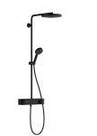 Termostatinė du&scaron;o sistema Hansgrohe Pulsify S, 24220670, juoda matinė