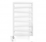 Elektrinis rank&scaron;luosčių džiovintuvas Terma ZigZag, 835x500, baltas, su laidu, kaitinimo elementas kairėje