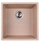 Po stalvir&scaron;iu montuojama granitinė plautuvė WOBBEE TALBOT 40, W-TALB-44-BE-CR, smėlio spalvos