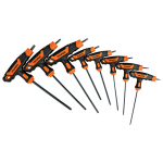 TORX raktų rinkinys su T formos rankena T9-T40, 8 vnt Truper&reg;