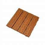 Lauko grindų danga, tikmedžio ruda, 30 x 30 x 2,2 cm, 10 vnt