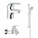 Mai&scaron;ytuvų komplektas Grohe Eureco 124428, komplektuojasi: 32743000, 27853003, 32734000