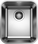 Nerūdijančio plieno plautuvė Blanco SUPRA 340-U 518200 (su ekscentriniu ventiliu)