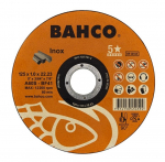 Abrazyvinis nerūdijančio plieno pjovimo diskas Bahco A60S INOX T41 230x1.9x22.23mm
