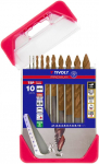 Metal drill bit set 1-10mm, "Smart Point" progressive tip, Ti2CN FUSIO, 10pcs