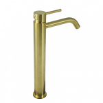 Auk&scaron;tas praustuvo mai&scaron;ytuvas Paffoni Light LIG 081 HGSP, braižytas honey gold