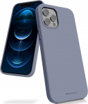 Dėklas Mercury Silicone Case Apple iPhone 14 levandos pilka