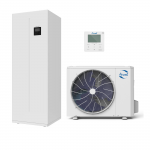 AIRWELL Wellea 6.20-6.55 kW &scaron;ilumos siurblys oras-vanduo su 240l integruotu boileriu, ODMA-100T-09M22-25+AW-YHPSA06-H91