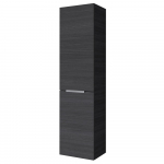 Ūkinė spintelė su durelėmis ir skalbinių krep&scaron;iu Riva SU42, Woodflow Ash, rankenėlė chromo