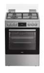 Dujinė viryklė su elektrine orkaite Whirlpool W6G8LCSWX