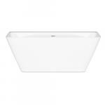 Akmens masės vonia, 160 x 75cm, balta, PAA Quadro Wall VAQUAWA/00, Glossy Alpine White