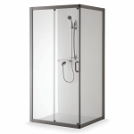 Du&scaron;o kabina Baltijos Brasta Laima boksas 130x80 cm, žalsvas stiklas