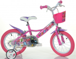 Vaiki&scaron;kas dviratis Bimbo Bike Butterfly 77336, rožinis, 14"