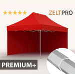 Prekybinė palapinė 3x4,5 Zeltpro PREMIUM+, Raudona