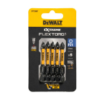 Sukimo antgaliukai FLEXTORQ PZ1, 57 mm, DeWALT, 5 vnt.