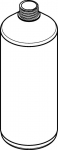 Buteliukas dozatoriui Hansgrohe 93278000