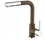 Plautuvės mai&scaron;ytuvas su i&scaron;traukiama žarna Aquasanita Modus 2383, 114 Mocha warm