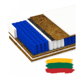 Čiužinys Čiužinių Karaliai "TVIRTOVĖ" MiniPocket spyruoklinis blokas, 180 x 200cm.