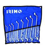 Kilpinių lenktų raktų rinkinys 12 vnt 6-32mm su dėklu Irimo
