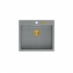 Plautuvė Quadron MORGAN 110, HB8304U5-G1_P2O, sidabrinis akmuo