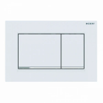 Vandens nuleidimo mygtukas Geberit Sigma 30, 115.883.JT.1, baltas matinis/chromas