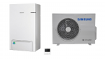 SAMSUNG oras-vanduo 4.4/5.0 kW SPLIT &scaron;ilumos siurblio KOMPLEKTAS (be tūrinio &scaron;ildytuvo)