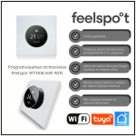 Programuojamas termostatas Feelspot WTH08.16W WiFi, baltas